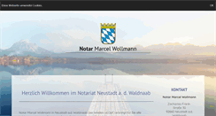 Desktop Screenshot of notar-wollmann.de